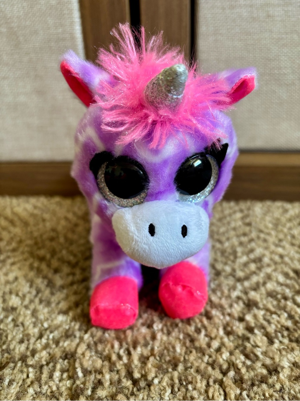 Zuru Coco Surprise Plush Purple Pink Unicorn Stuffed Animal 6”